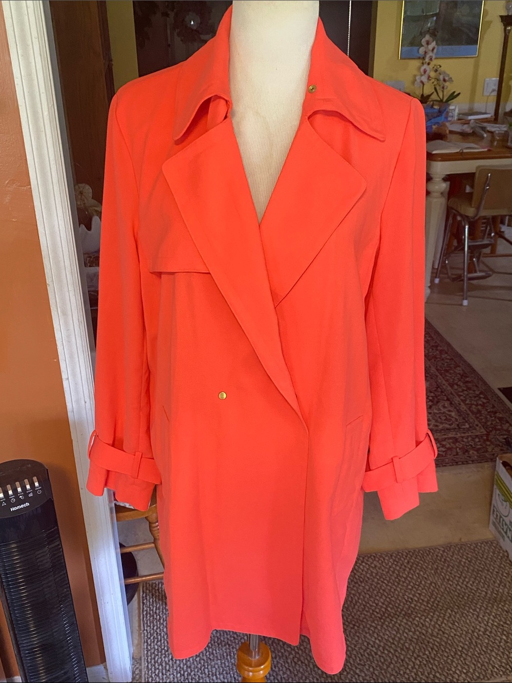 LIGHTWEIGHT Orange Coat